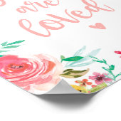 Poster Vous êtes adoré Nursery Art Imprimer (Coin)