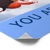 Poster Vous Êtes Aimé Inspirationnel Personnalisé (Coin)