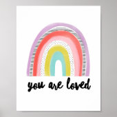 Poster Vous êtes aimés | Arc en ciel (Devant)