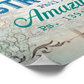 Poster Vous Êtes Belle - Nom Personnalisé (Coin)