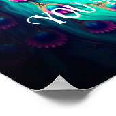 Poster Vous Êtes Belle Peacock Citation Inspirationnelle (Coin)