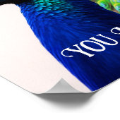 Poster Vous Êtes Belle Peacock Citation Inspirationnelle (Coin)