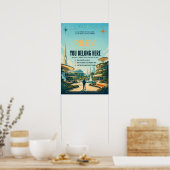 Poster Vous êtes chez vous (Cuisine)