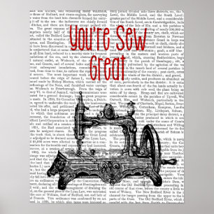 Poster Vous êtes cousez la grande illustration