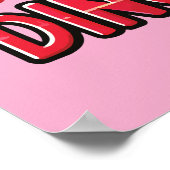 Poster Vous êtes Dino-Mite - Jolie Dinosaur Saint Valenti (Coin)