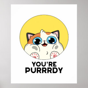 Poster Vous êtes drôle comme tout Chat jeu de mots