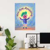 Poster Vous Êtes Extraordinaire (Bureau à domicile)