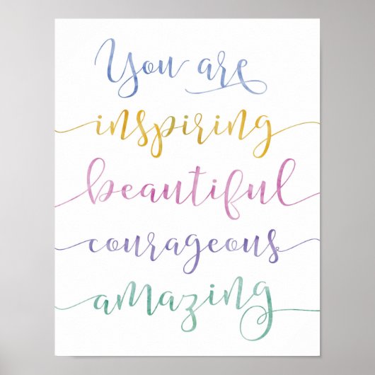 Poster Vous Êtes Extraordinaire Art Print (Devant)