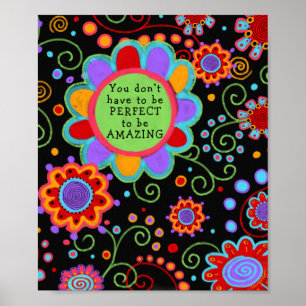 Poster "Vous êtes Extraordinaire" Fun Colorful Classroom
