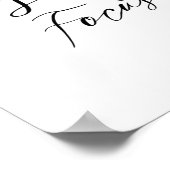 Poster Vous Êtes Fierce, Habilitée, Forte Et Ciblée Citat (Coin)