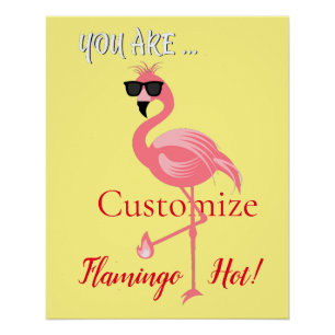 Poster Vous Êtes Flamant rose Hot Thunder_Cove