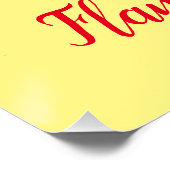 Poster Vous Êtes Flamant rose Hot Thunder_Cove (Coin)