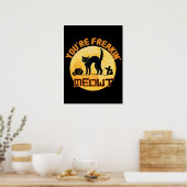 Poster Vous êtes Freakin' Meowt Halloween (Cuisine)