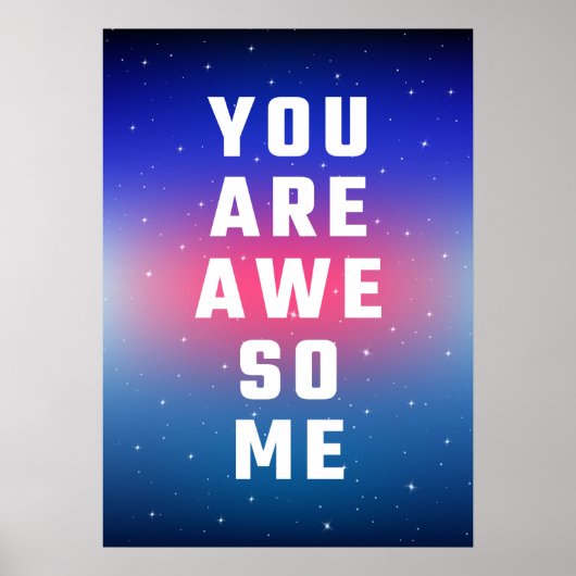 Poster Vous êtes génial (Devant)