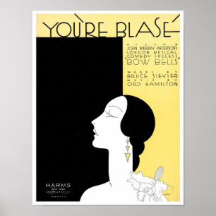 Poster Vous êtes la couverture Vintage de Blase Songbook