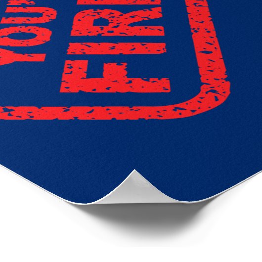 Poster Vous êtes la fête de l'impeachment (Coin)