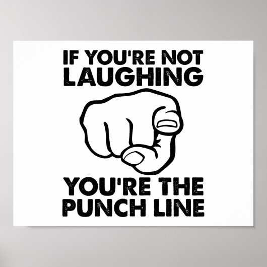 Poster Vous êtes l'affiche de Punchline Funny (Devant)