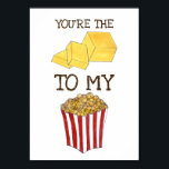 Poster Vous êtes le beurre à mon Popcorn Foodie Love<br><div class="desc">L'artisanat du gourmet est composé d'un assortiment alimentaire classique : pop-corn et beurre ! Créé à partir d'une série d'illustrations marquantes originales. De nombreux autres modèles d'amour gourmands sont également disponibles dans cette boutique. Ne vois-tu pas ce que tu cherches ? Vous avez besoin d'aide pour la personnalisation ? Contactez...</div>