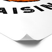 Poster Vous êtes le jeu de nourriture Raisin I Smile Funn (Coin)