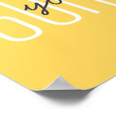 Poster Vous êtes ma citation de soleil Décoratif jaune br (Coin)