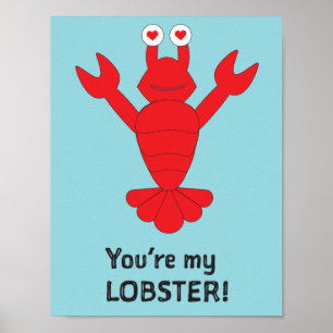 Poster Vous êtes ma copie de homard