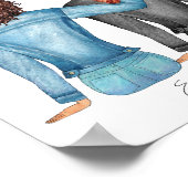 Poster Vous êtes ma personne, Friendship Print, Gift For (Coin)