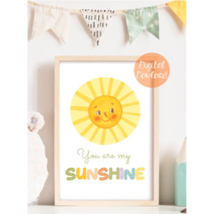 Poster Vous êtes ma Sunshine Nursery