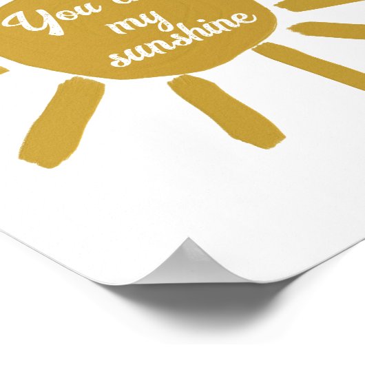 Poster Vous êtes mon affirmation positive et heureuse (Coin)