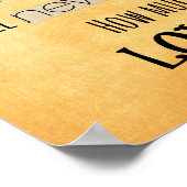 Poster Vous êtes mon Art de mots de Sunshine Typographie (Coin)