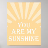 Poster vous êtes mon soleil (Devant)