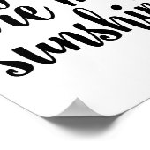 Poster Vous êtes mon soleil (Coin)