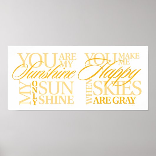 Poster Vous Êtes Mon Soleil (Devant)