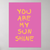 Poster Vous êtes mon soleil (Devant)