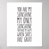 Poster Vous êtes mon soleil, mon seul soleil (Devant)