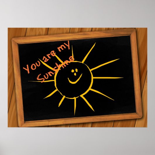 Poster Vous êtes My Sunshine (Devant)