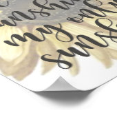 Poster Vous Êtes My Sunshine -Citation - Floral - Tournes (Coin)