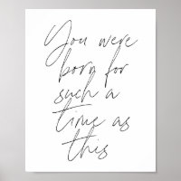 Vous êtes né pour un tel moment que ce Script