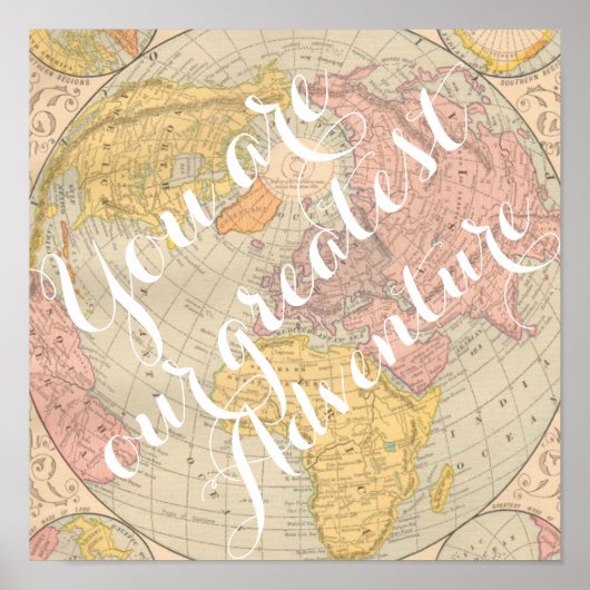 Poster Vous êtes notre plus grande chambre bébé de pépini (Devant)