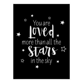 Poster Vous Êtes Plus Amoureux Que Toutes Les Étoiles Du