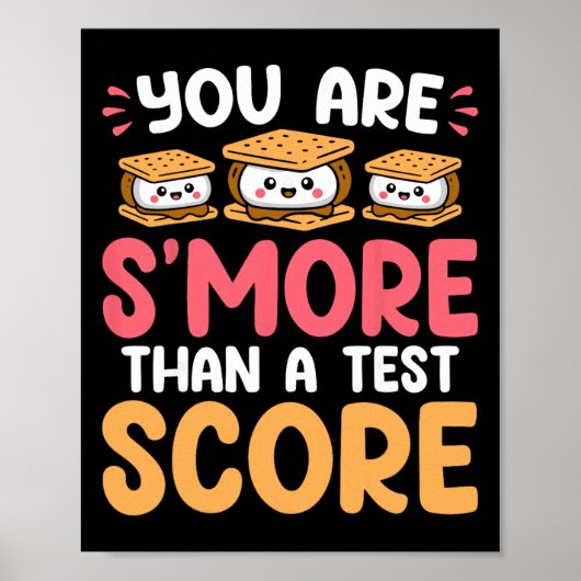 Poster Vous êtes plus qu'un score à un test - Test drôle (Devant)