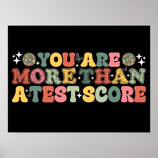 Poster Vous Êtes Plus Qu'Un Test Score (Devant)