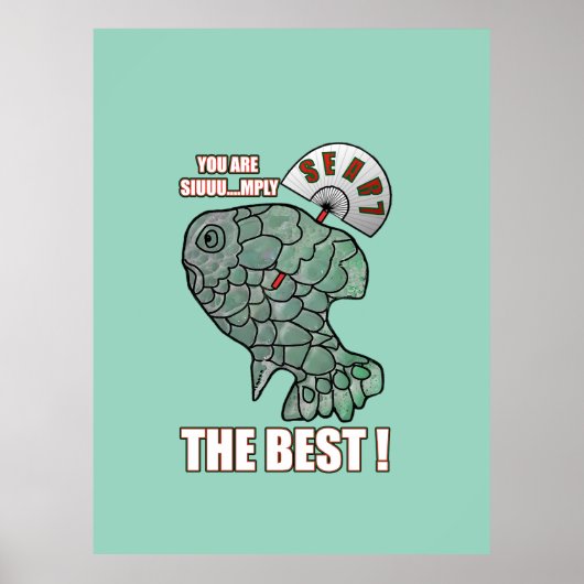 Poster Vous êtes Siuuu...mplement le meilleur (Devant)