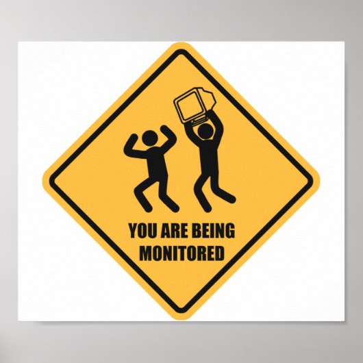 Poster Vous Êtes Surveillé (Devant)