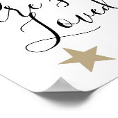 Poster Vous êtes tellement aimé lune et étoiles pépinière (Coin)