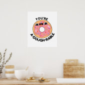 Poster Vous êtes un jeu de beignets amusant (Cuisine)
