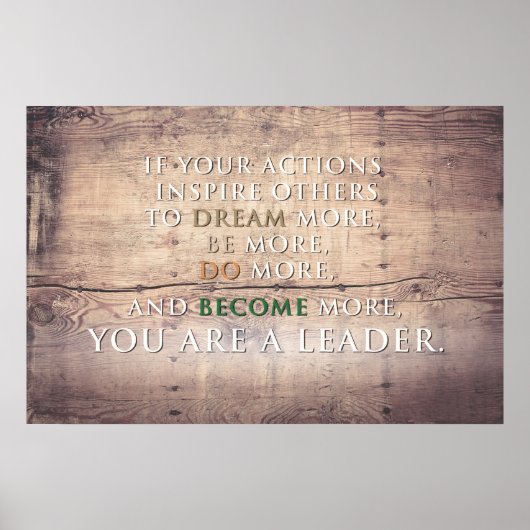 Poster Vous êtes un leader (Devant)
