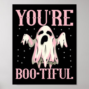 Poster Vous êtes un petit garçon mignon Halloween Boo Gho