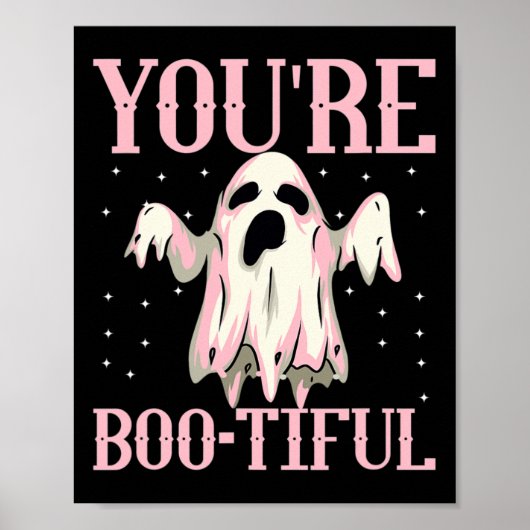 Poster Vous êtes un petit garçon mignon Halloween Boo Gho (Devant)