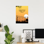 Poster Vous êtes unique — agissez en conséquence. Motivat (Bureau à domicile)
