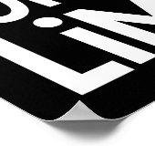 Poster Vous Êtes Votre Seule Citation Motivationnelle Lim (Coin)